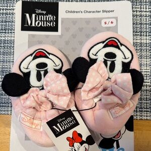 Disney Minnie Mouse Pink Polka Dot Slippers